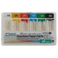 Паперові Штифти .06 Absorbent Paper points Meta