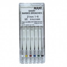 Пульпоекстактори Barbed Broaches Mani 21mm